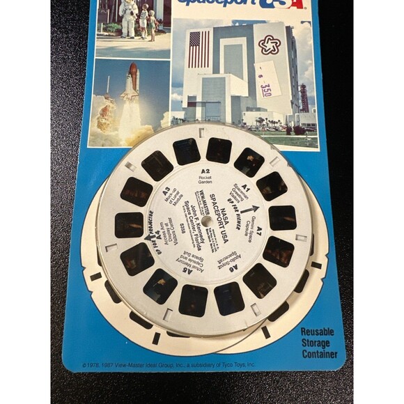 Vintage View-Master NASA Spaceport USA 3 Reels Kennedy Space Center 1991 - Picture 3 of 6
